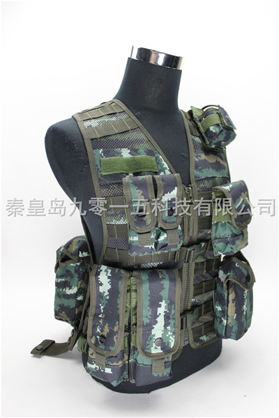 13式虎斑迷彩武警特战战术背心携行具