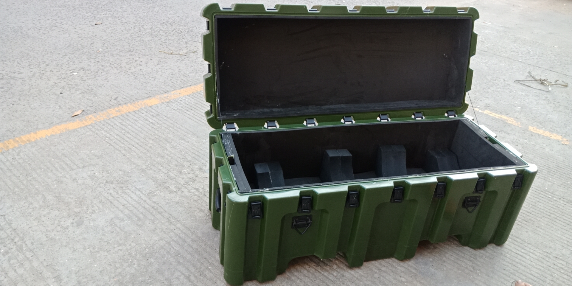 印度导弹运输箱出空外贸滚塑包装箱定制仪器包装箱124850