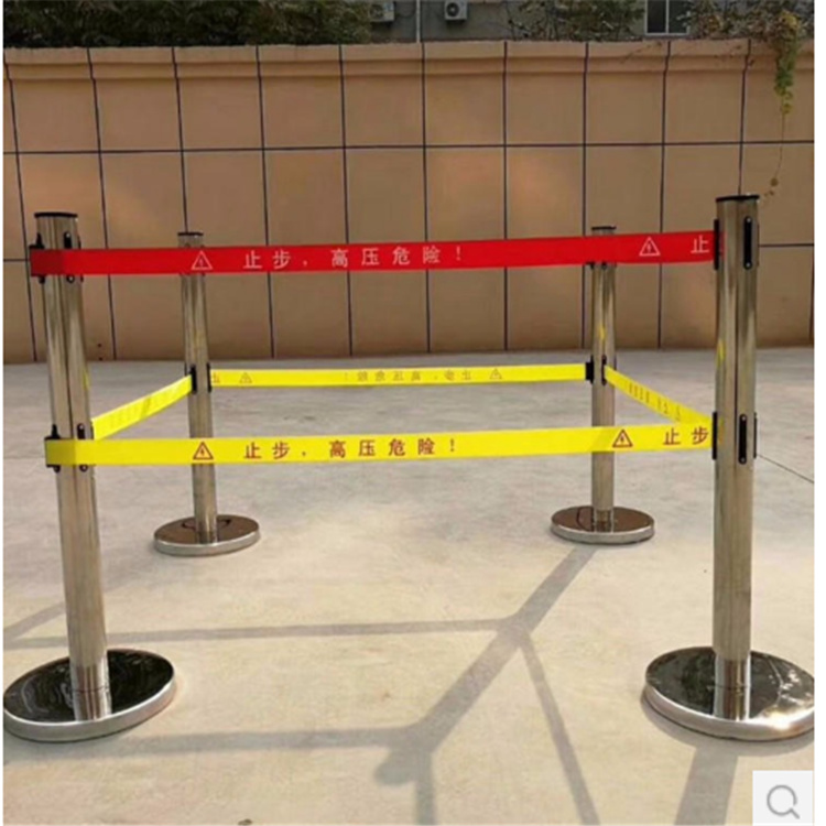 隔离护栏 伸缩隔离护栏 2米线护栏 不锈钢护栏不锈钢立柱