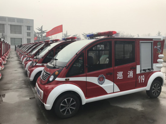 体积小威力大 河南郑州多了50个“移动消防站”
